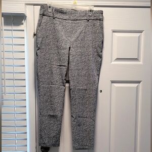 Jules & Leopold Women's Black/White Pull-on Pants, Sz L, Excellent condition
